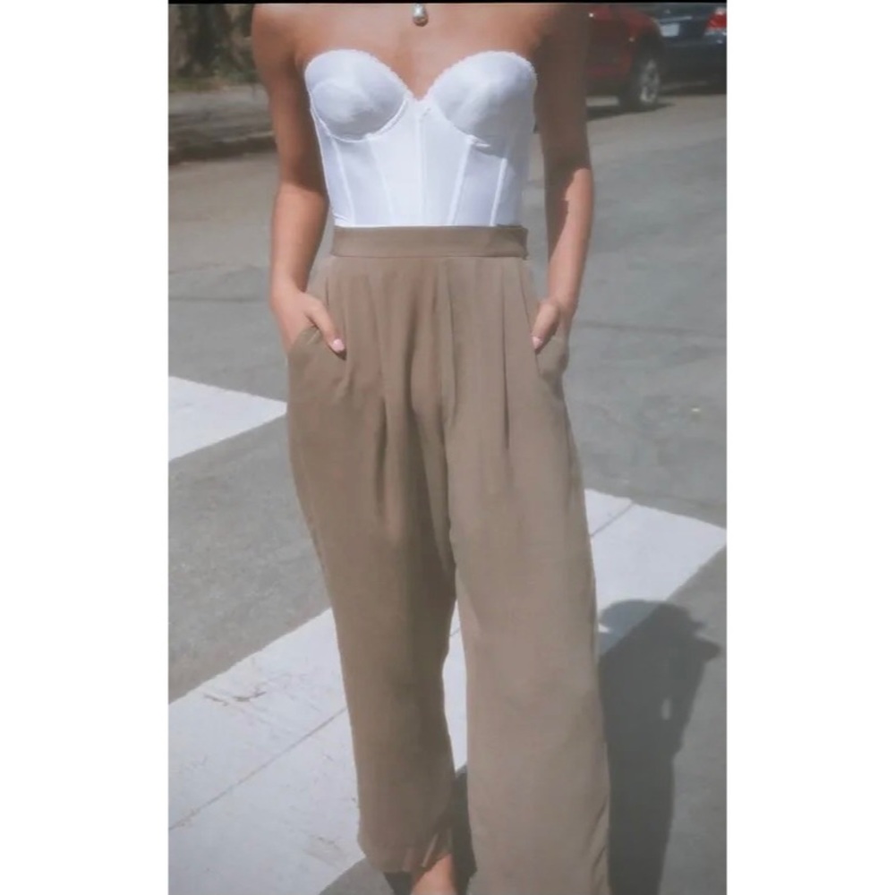 SALE!! White Vintage Strapless Bustier w/ Boning